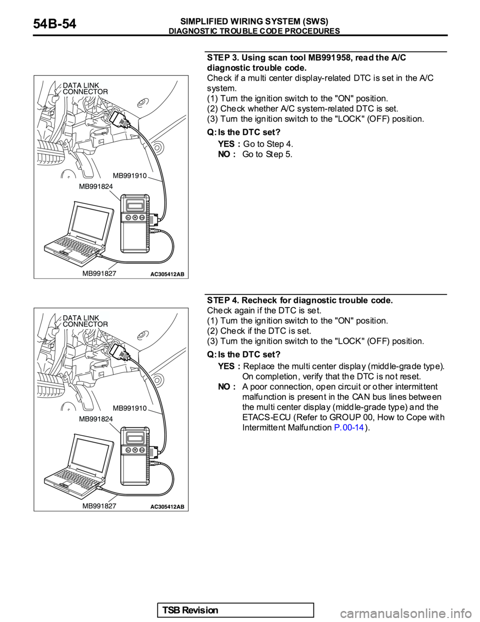 MITSUBISHI GALANT 2005  Service Workshop Manual 