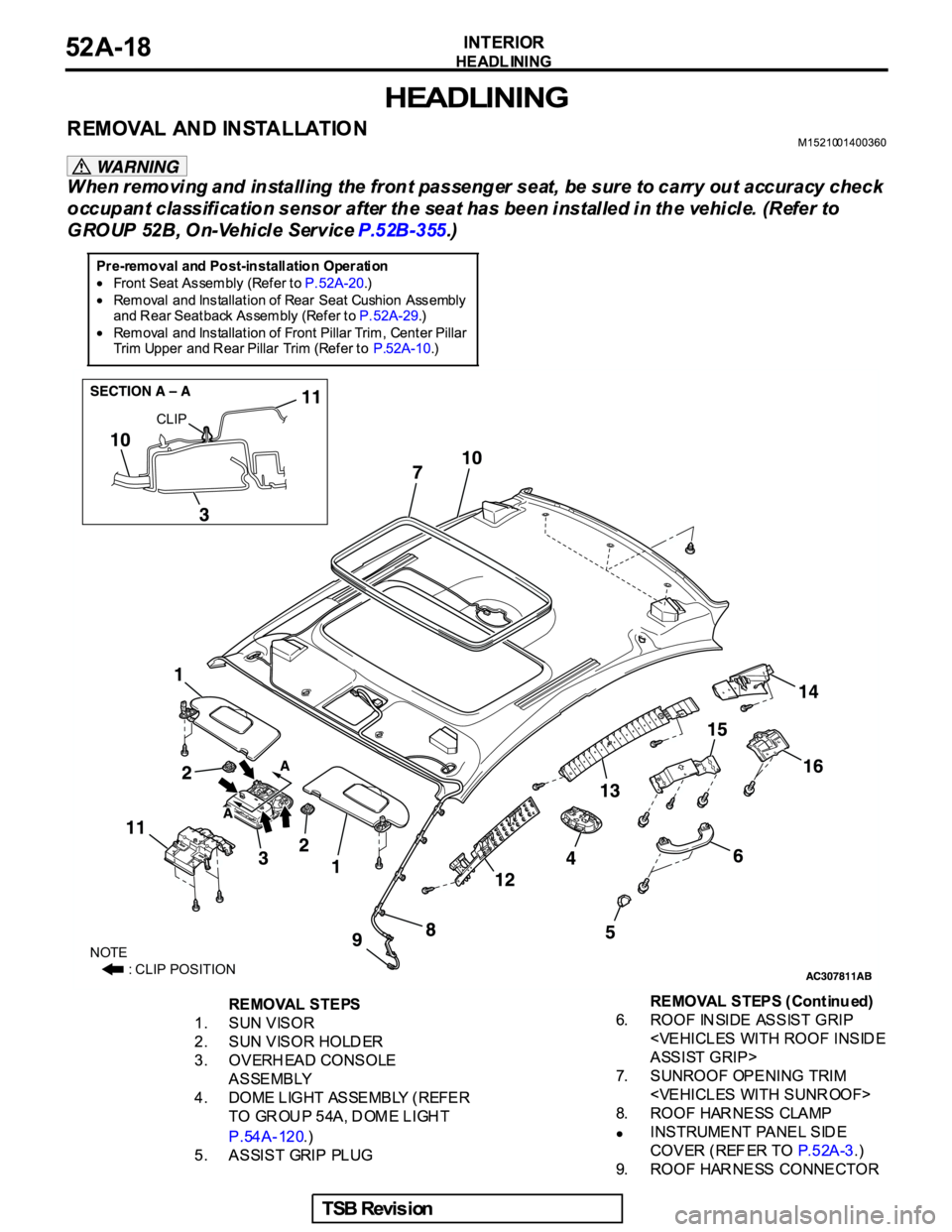 MITSUBISHI GALANT 2005 Service Repair Manual NOTE
: CLIP POSITION
CLIP MITSUBISHI GALANT 2005 Service Repair Manual NOTE
: CLIP POSITION
CLIP