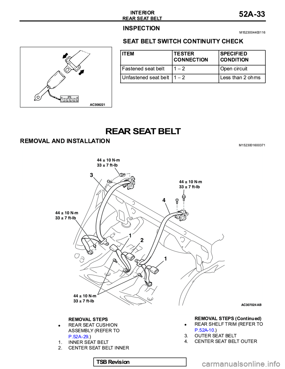 MITSUBISHI GALANT 2005  Service Repair Manual 