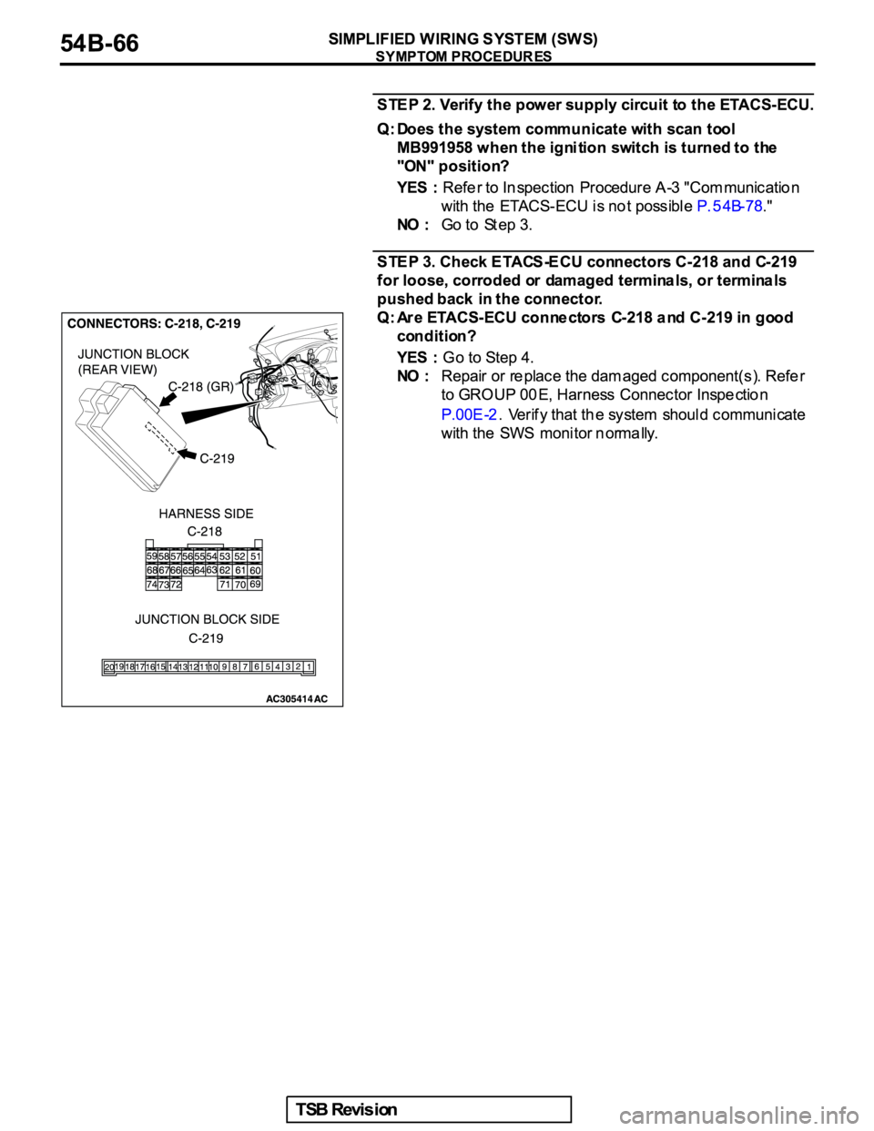 MITSUBISHI GALANT 2005  Service Manual PDF 