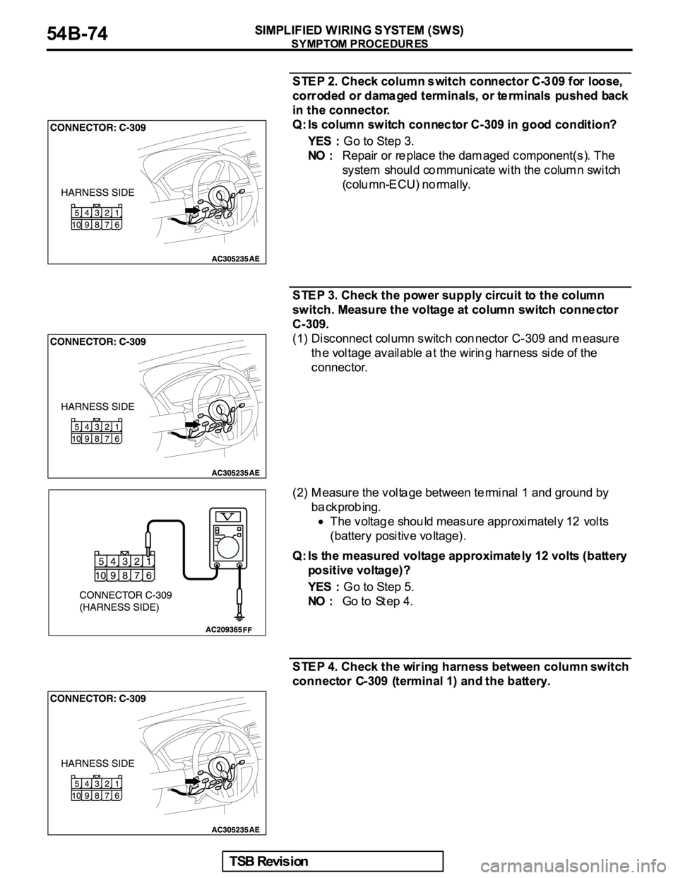 MITSUBISHI GALANT 2005  Service Manual PDF 