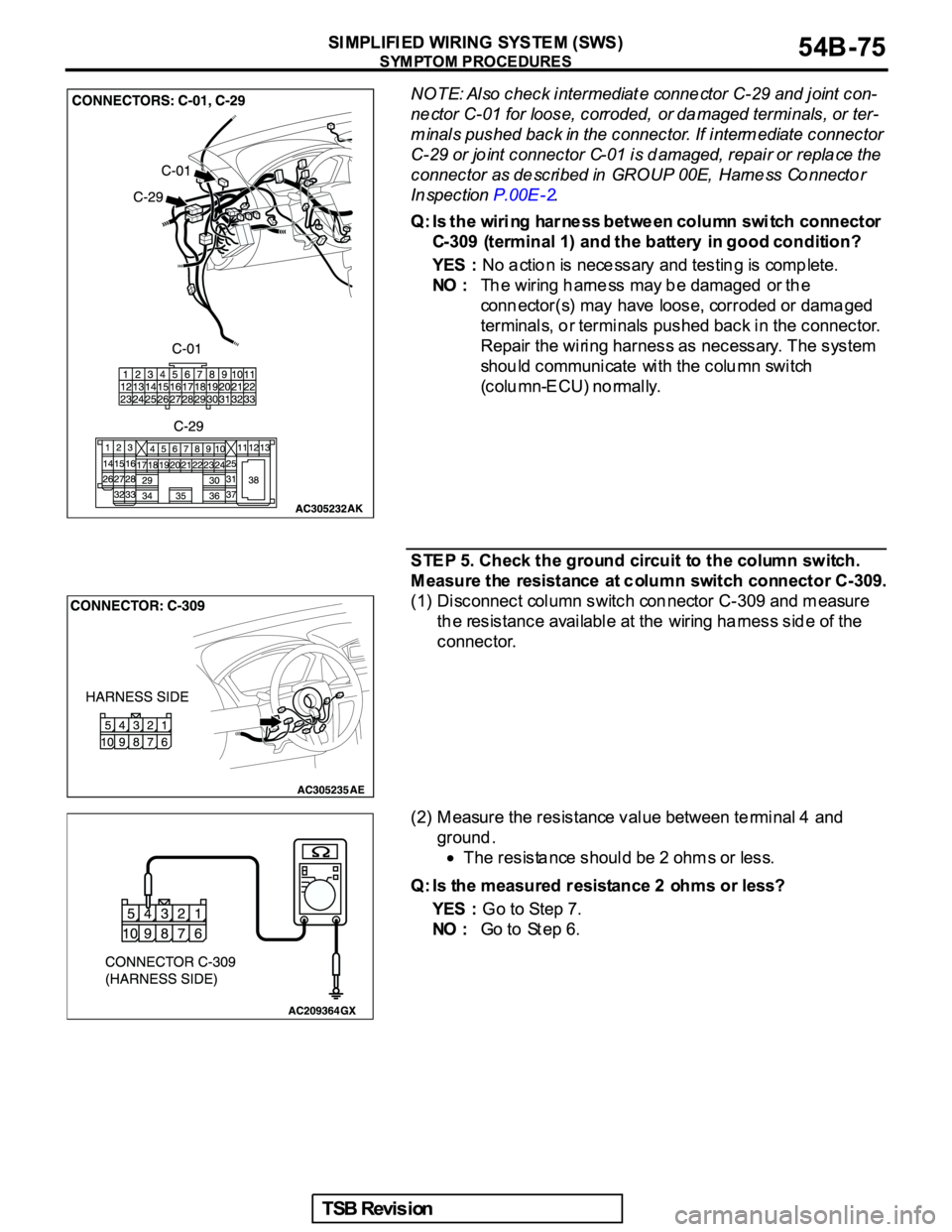 MITSUBISHI GALANT 2005  Service Manual PDF 