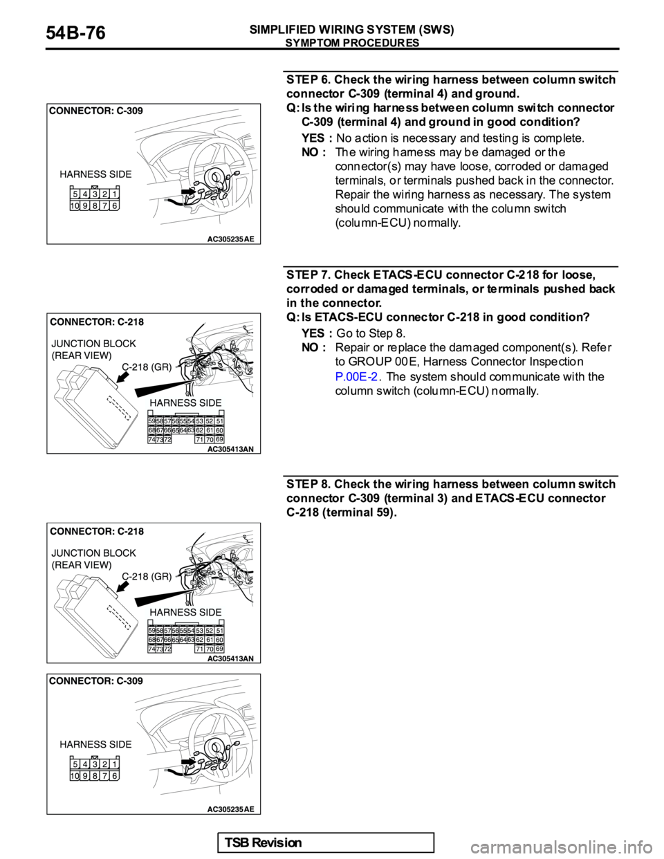 MITSUBISHI GALANT 2005  Service Manual PDF 