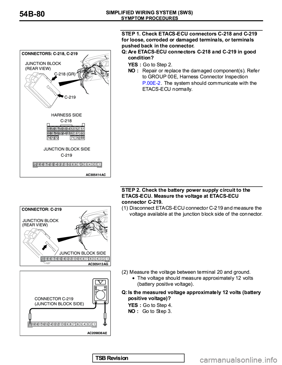 MITSUBISHI GALANT 2005  Service Manual Online 