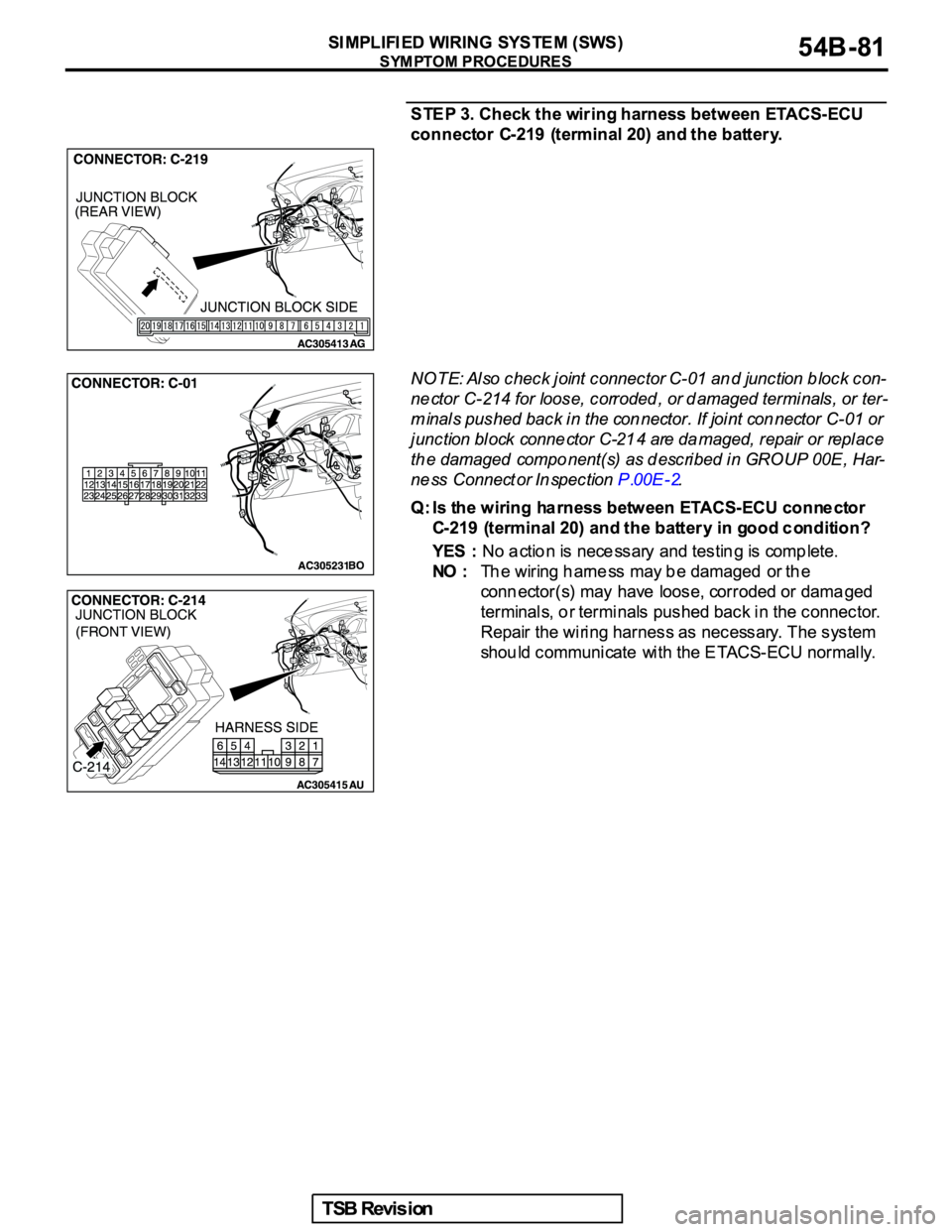 MITSUBISHI GALANT 2005  Service Manual Online 