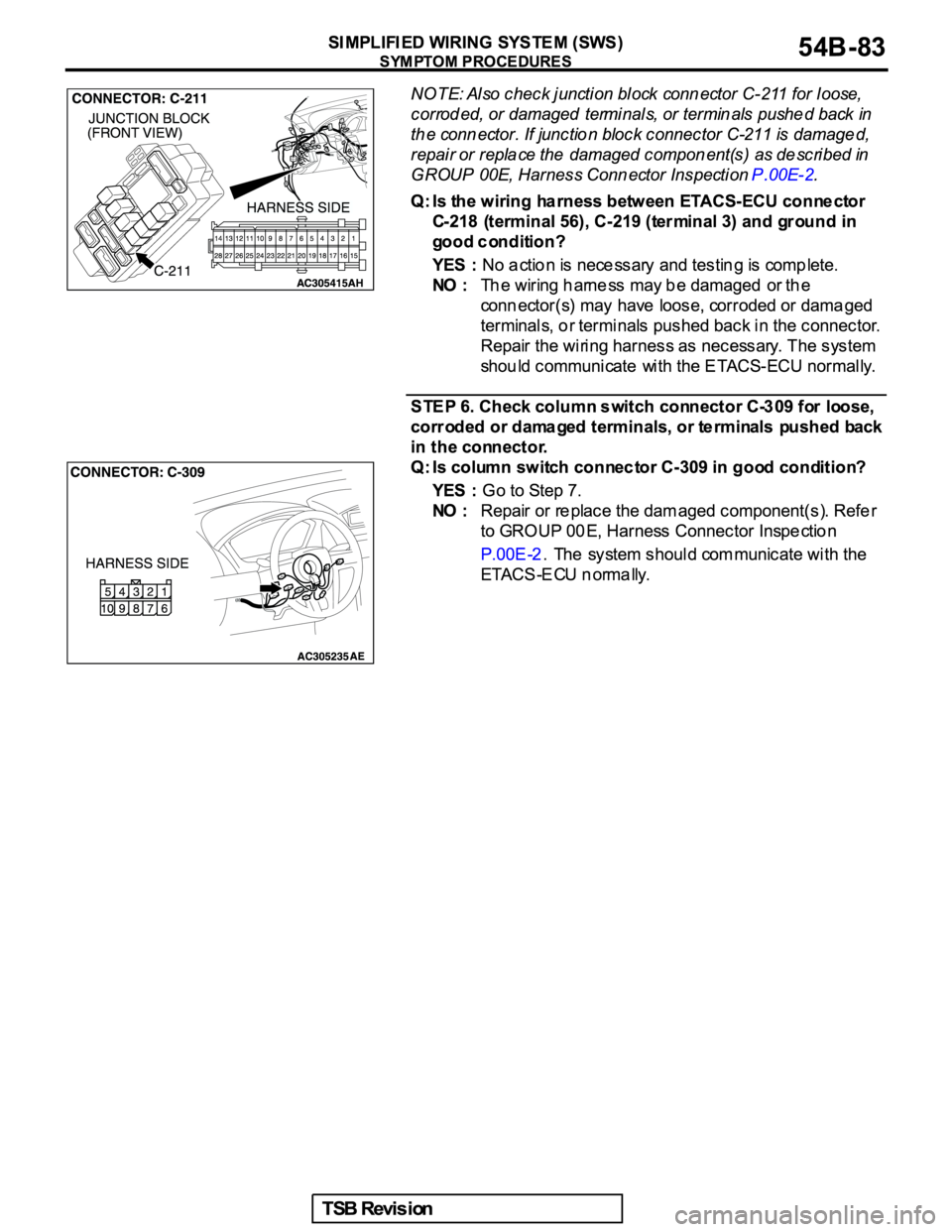 MITSUBISHI GALANT 2005  Service Manual Online 