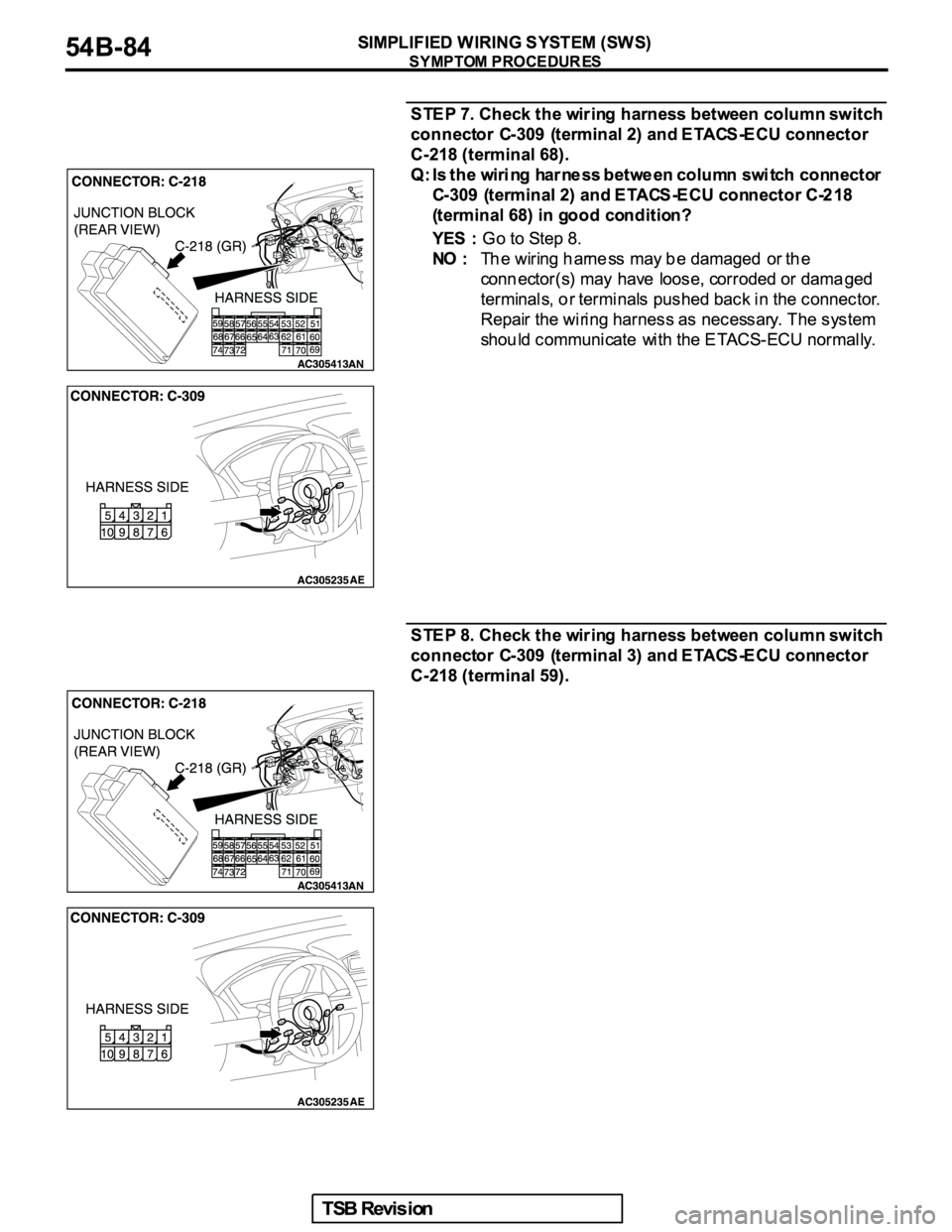 MITSUBISHI GALANT 2005  Service Manual Online 