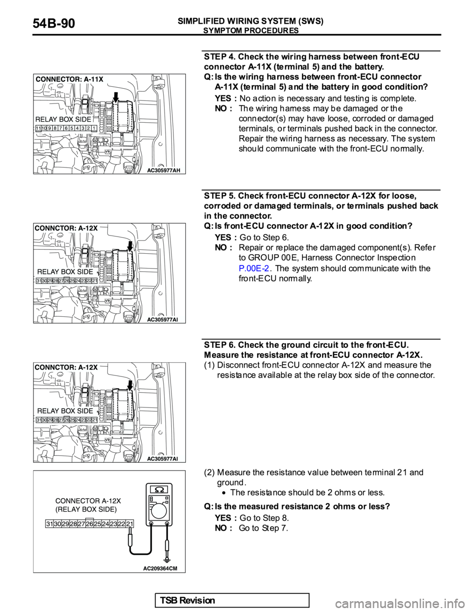 MITSUBISHI GALANT 2005  Service Owners Manual 