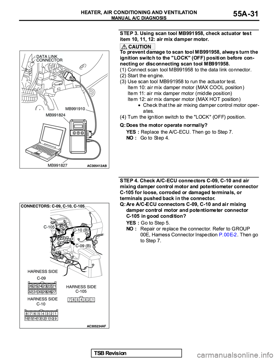 MITSUBISHI GALANT 2005  Service Repair Manual 
