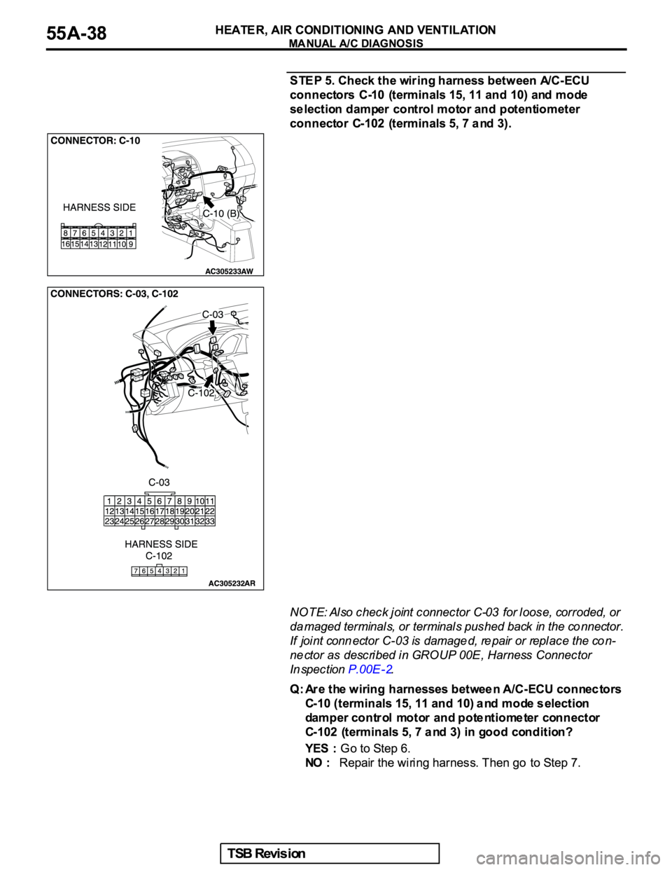 MITSUBISHI GALANT 2005  Service Repair Manual 