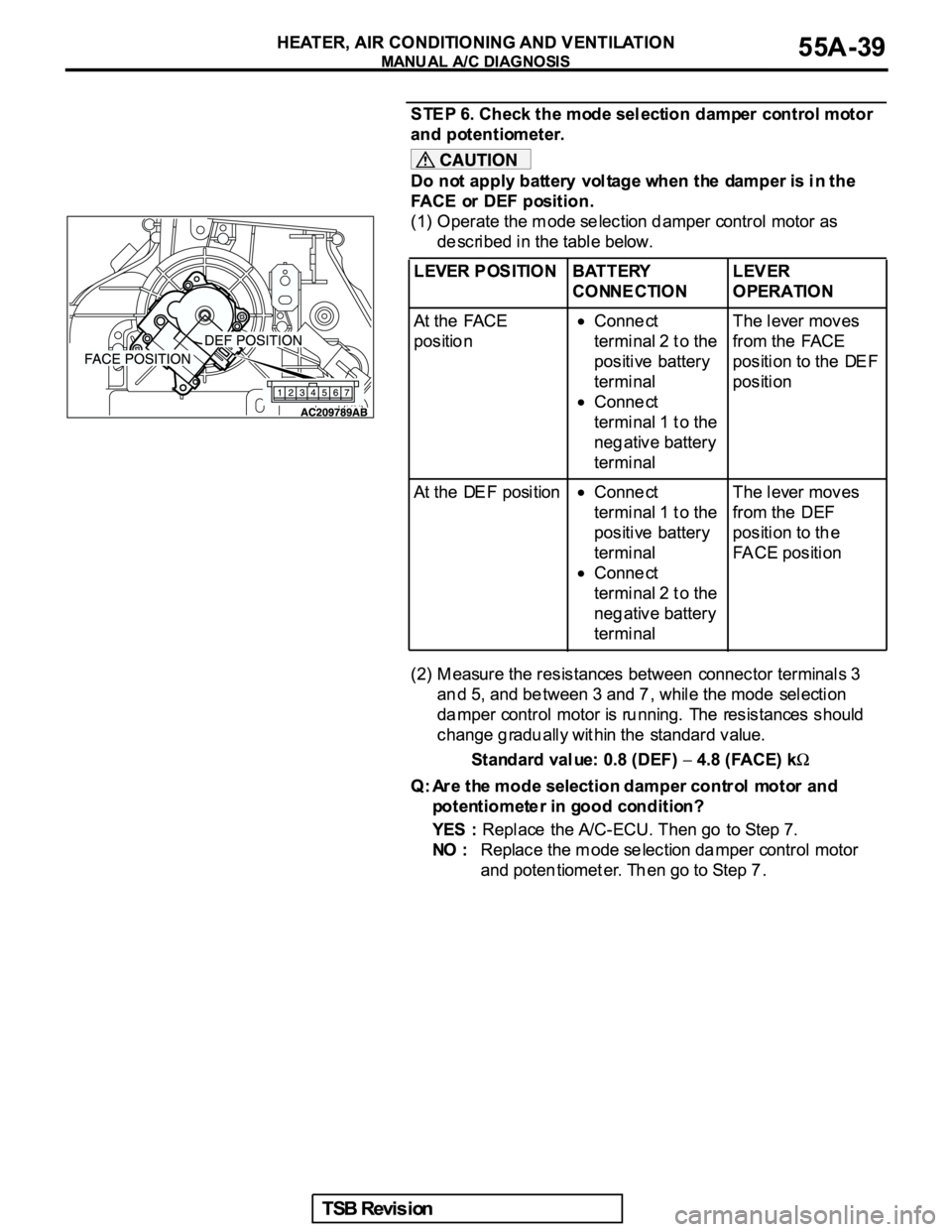 MITSUBISHI GALANT 2005  Service Repair Manual 