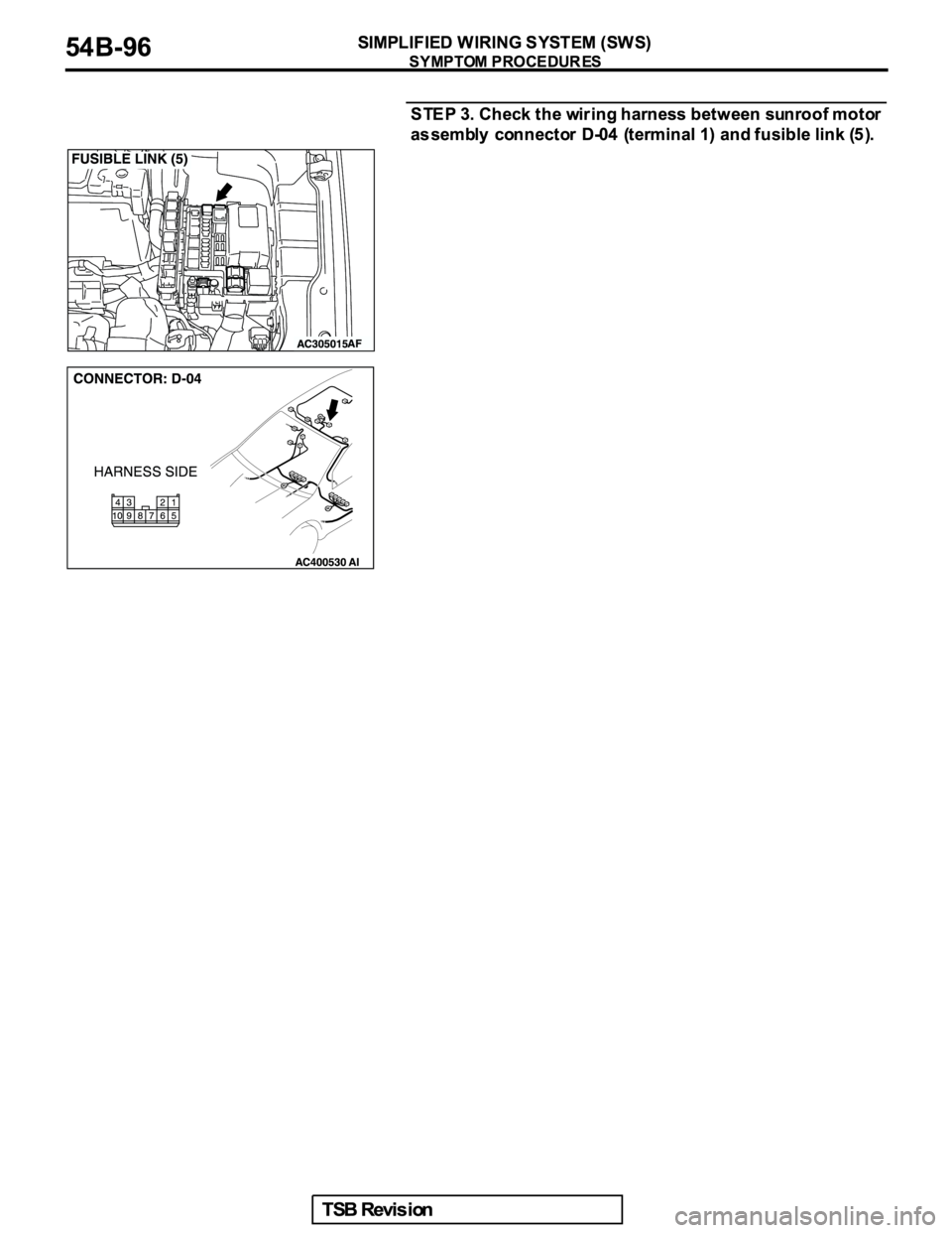 MITSUBISHI GALANT 2005  Service Owners Manual 