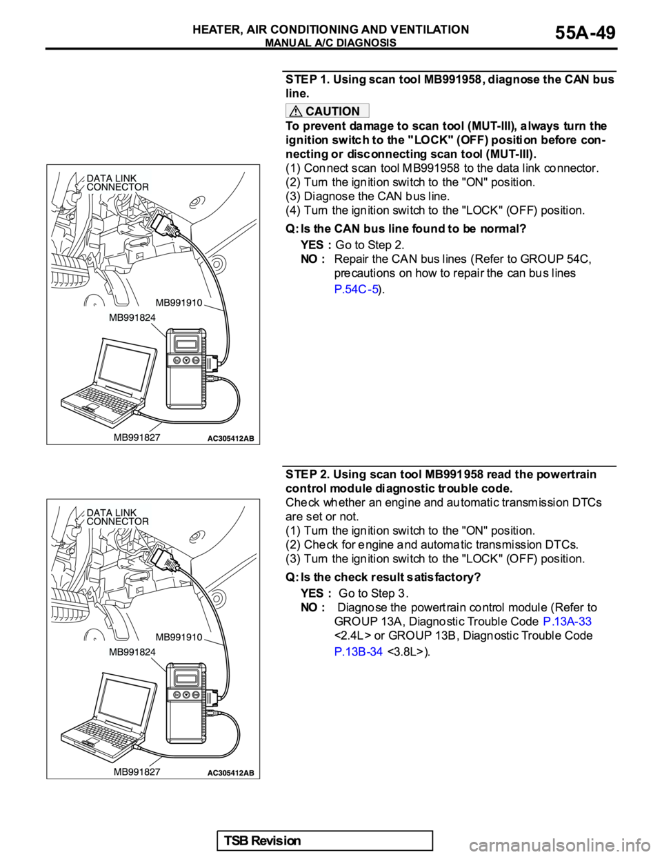 MITSUBISHI GALANT 2005  Service Repair Manual 