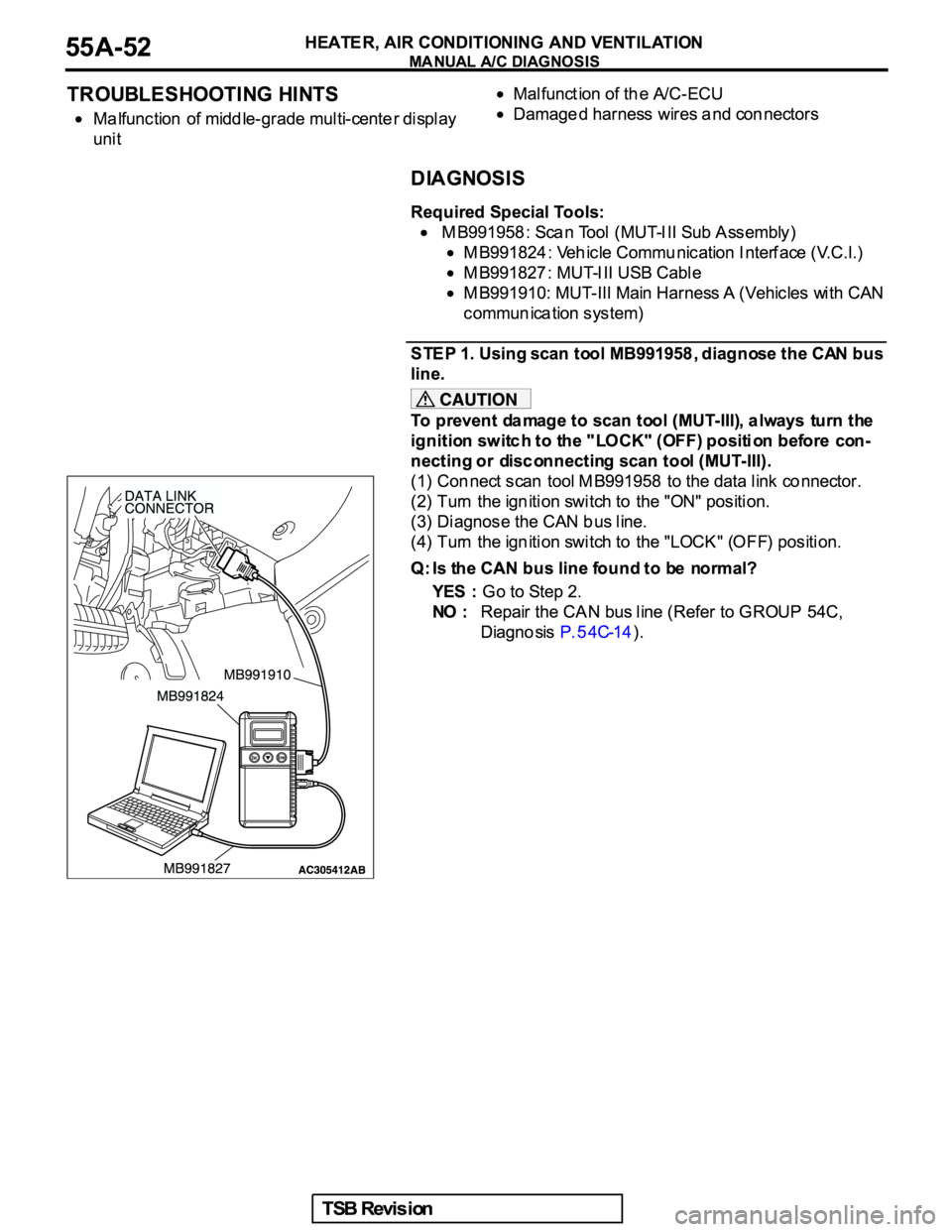 MITSUBISHI GALANT 2005  Service Repair Manual 