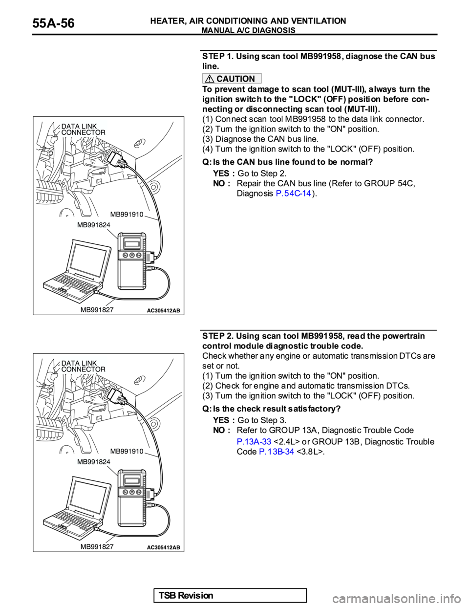 MITSUBISHI GALANT 2005  Service Repair Manual 