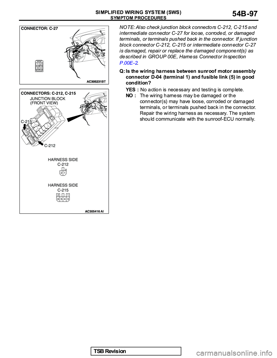 MITSUBISHI GALANT 2005  Service Owners Manual 