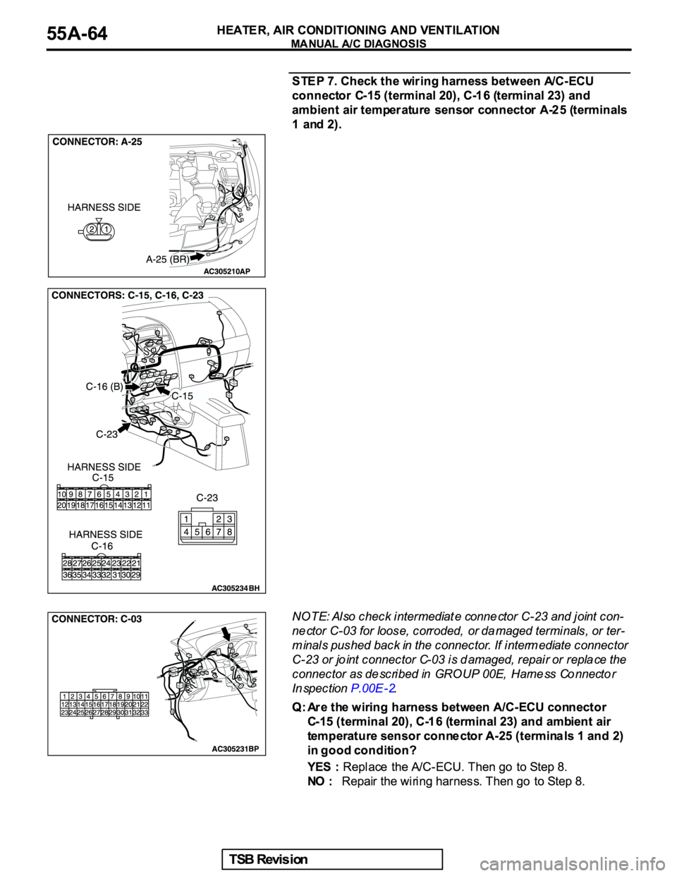 MITSUBISHI GALANT 2005  Service Repair Manual 