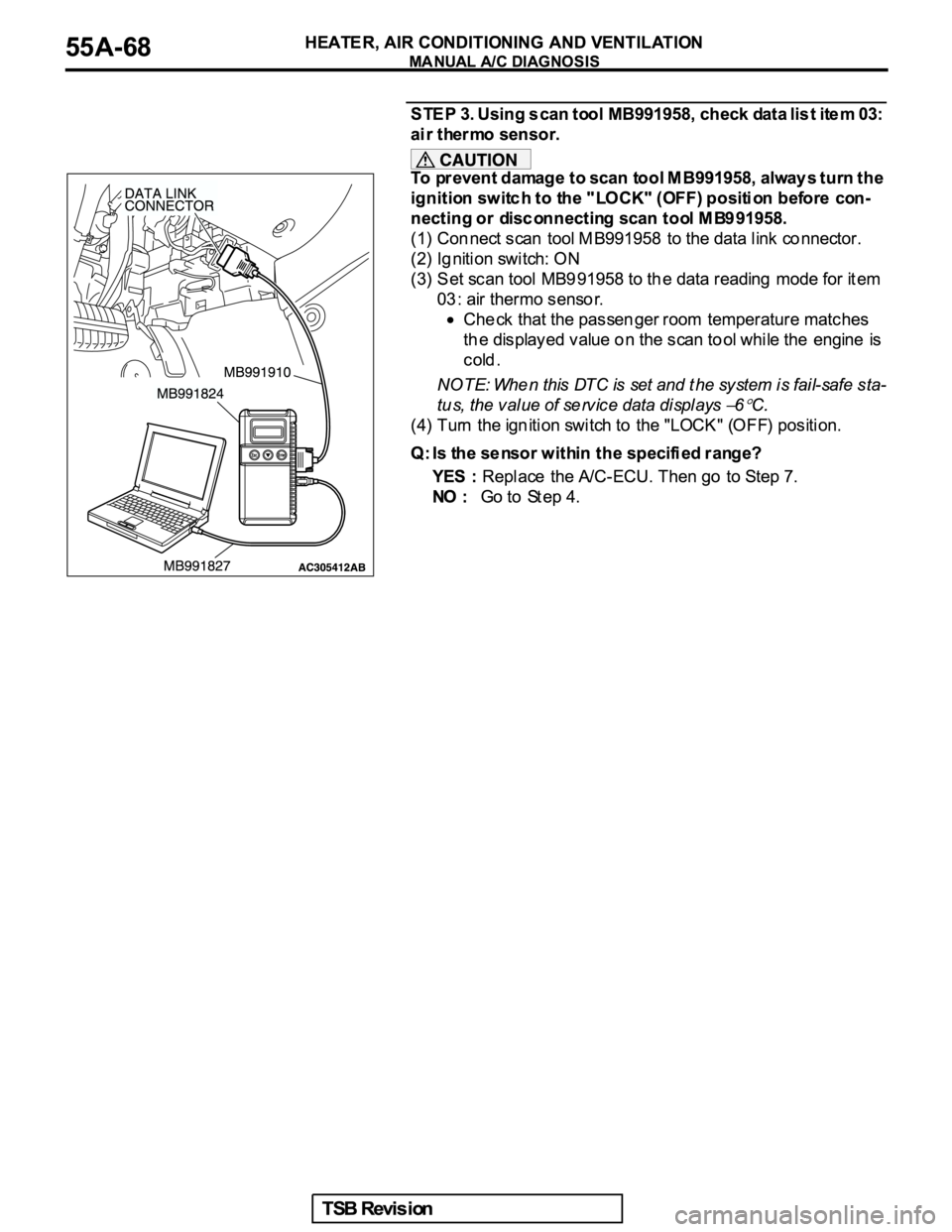 MITSUBISHI GALANT 2005  Service Repair Manual 