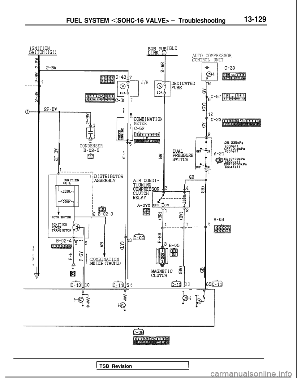 MITSUBISHI GALANT 1989 Service Repair Manual FUEL SYSTEM <SOHC-16 VALVE> - Troubleshooting13-129
10N:H(IGl)
7
2F-BW
1
CONDENSERB-02-5
It!35e
----_-_--__
:DISTRIBUTORIGNITIONCOIL;ASSEMBLYrII
I
I
III
+I2 g&I
IGTR
I BUTOR,
IIGNITIONPOKERTFaN616 MITSUBISHI GALANT 1989 Service Repair Manual FUEL SYSTEM <SOHC-16 VALVE> - Troubleshooting13-129
10N:H(IGl)
7
2F-BW
1
CONDENSERB-02-5
It!35e
----_-_--__
:DISTRIBUTORIGNITIONCOIL;ASSEMBLYrII
I
I
III
+I2 g&I
IGTR
I BUTOR,
IIGNITIONPOKERTFaN616