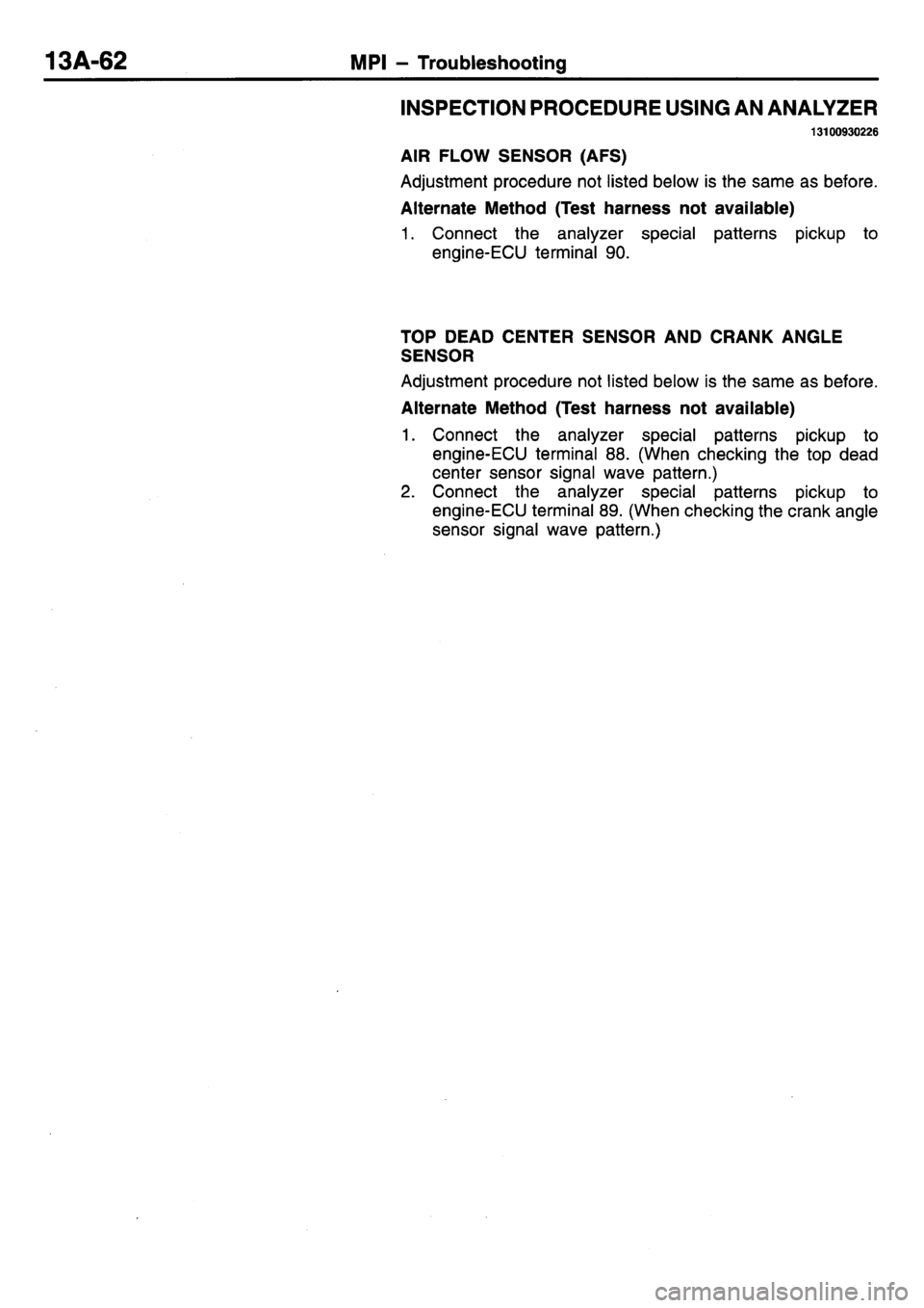 MITSUBISHI L400 1998  Service Manual PDF 