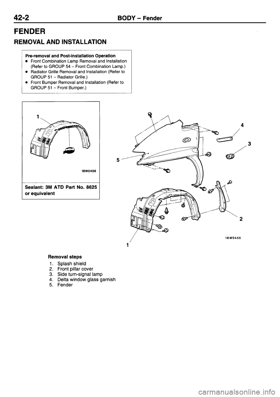 MITSUBISHI L400 1998  Service Manual PDF 