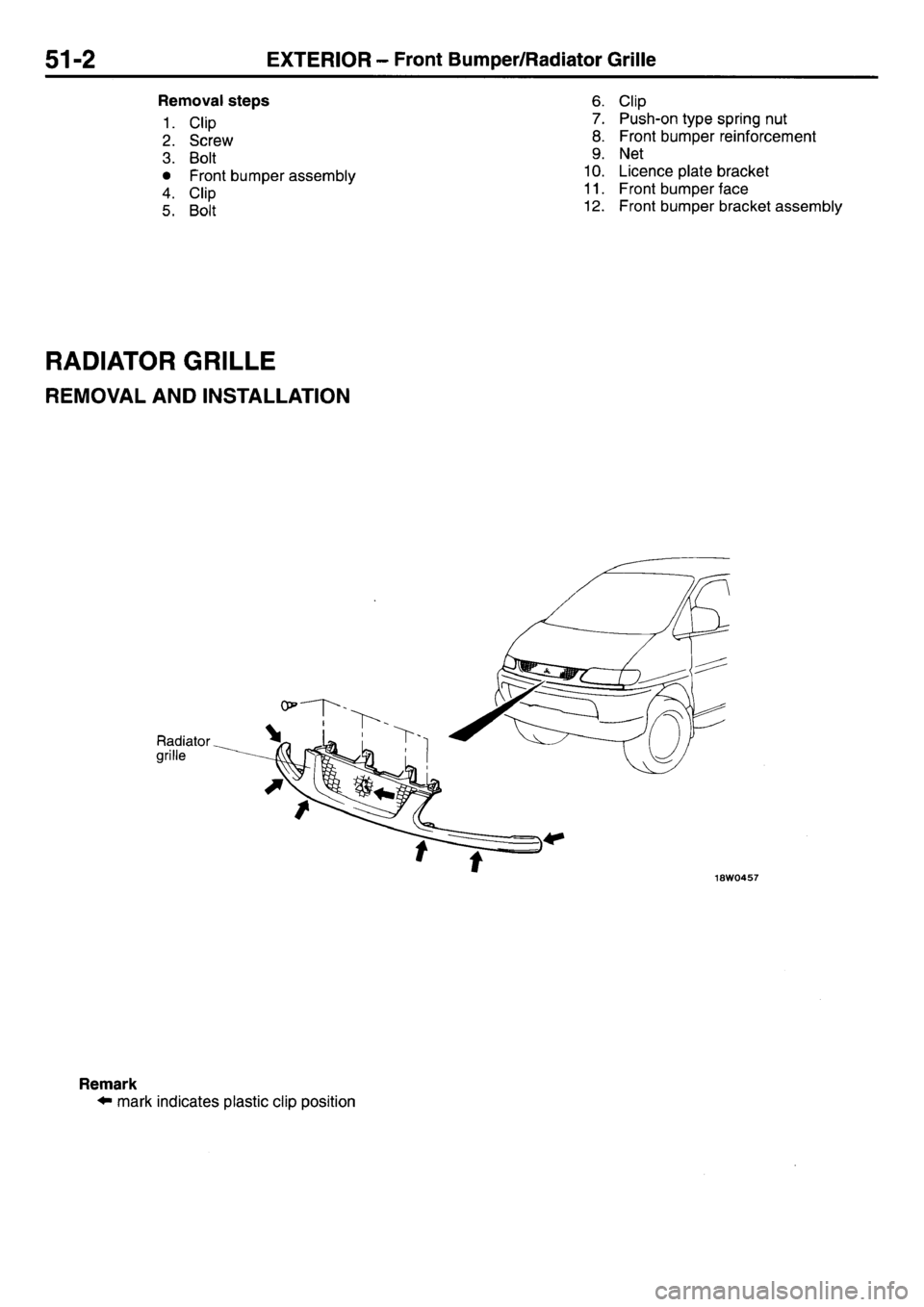 MITSUBISHI L400 1998  Service Manual Online 
