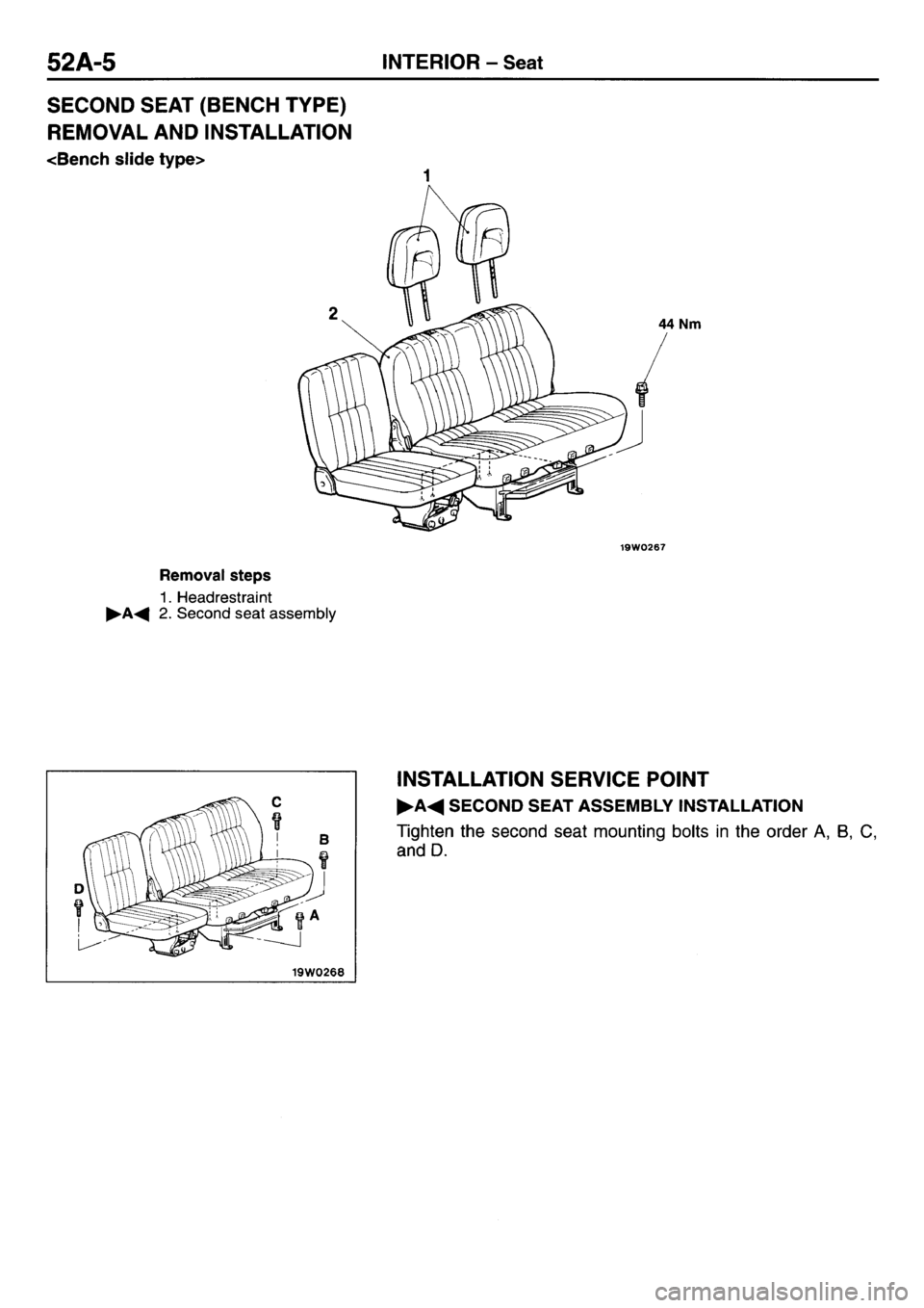 MITSUBISHI L400 1997 Workshop Service Owners Manual MITSUBISHI L400 1997 Workshop Service Owners Manual