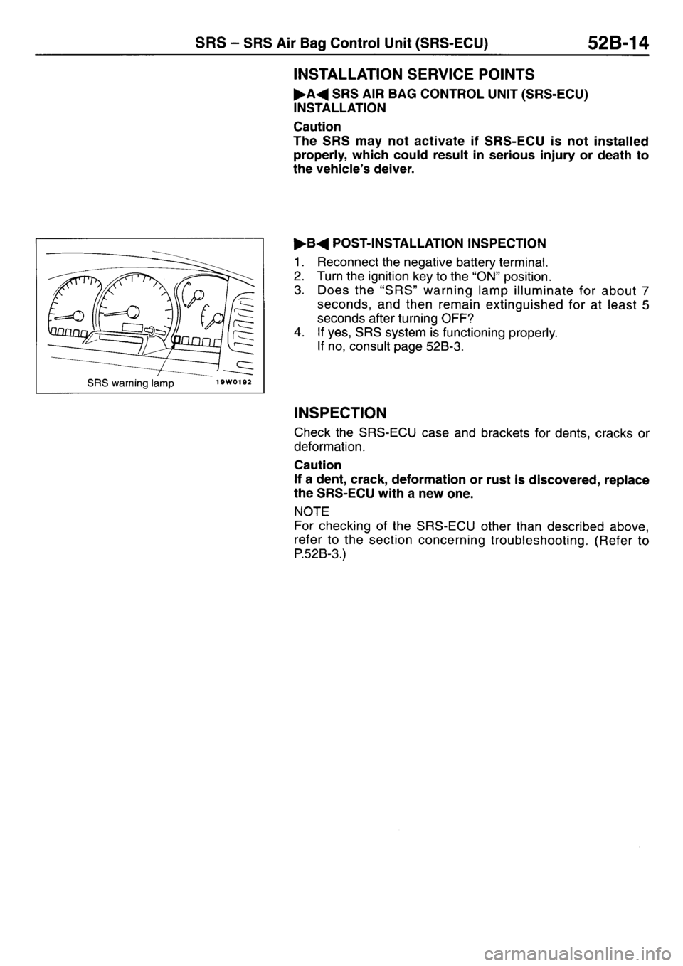 MITSUBISHI L400 1997 Workshop Service Service Manual MITSUBISHI L400 1997 Workshop Service Service Manual