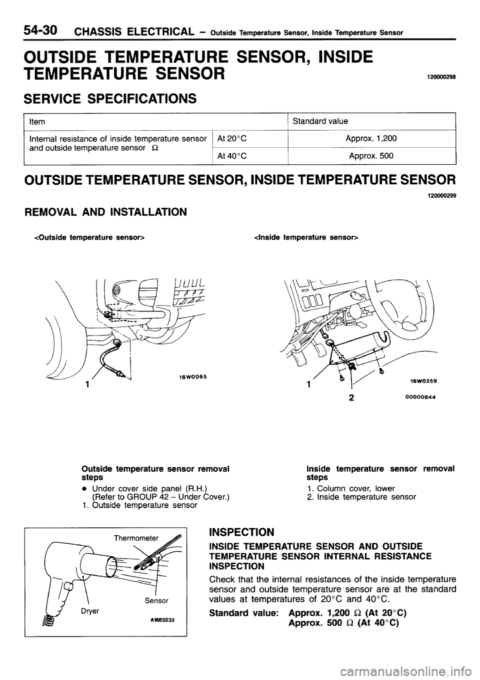 MITSUBISHI L400 1995  Workshop  Service Repair Manual 