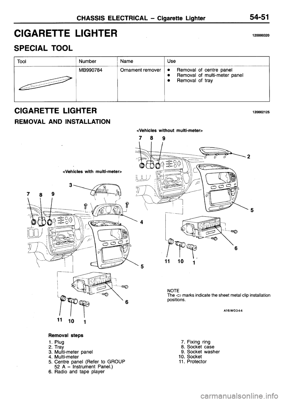 MITSUBISHI L400 1995  Workshop  Service Repair Manual 