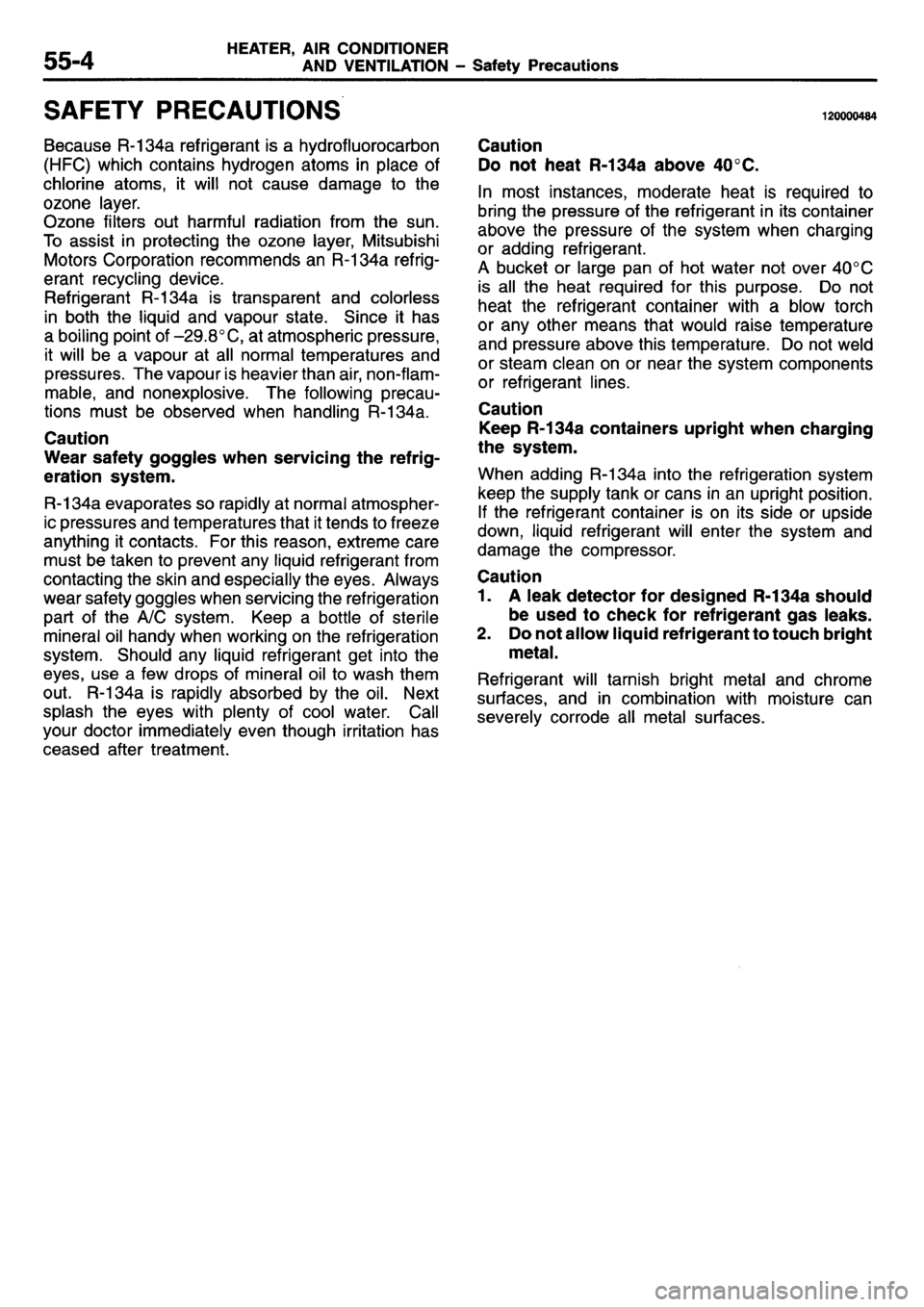MITSUBISHI L400 1995  Workshop  Service Repair Manual 