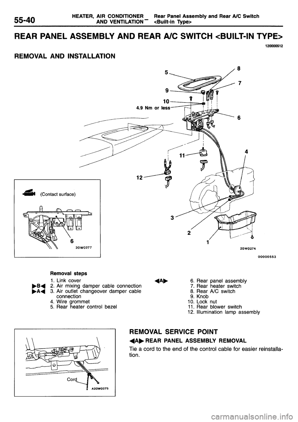 MITSUBISHI L400 1995 Workshop Service Repair Manual MITSUBISHI L400 1995 Workshop Service Repair Manual
