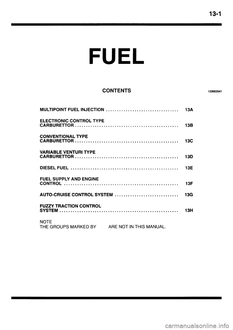 MITSUBISHI L400 1995 Workshop Service Repair Manual MITSUBISHI L400 1995 Workshop Service Repair Manual