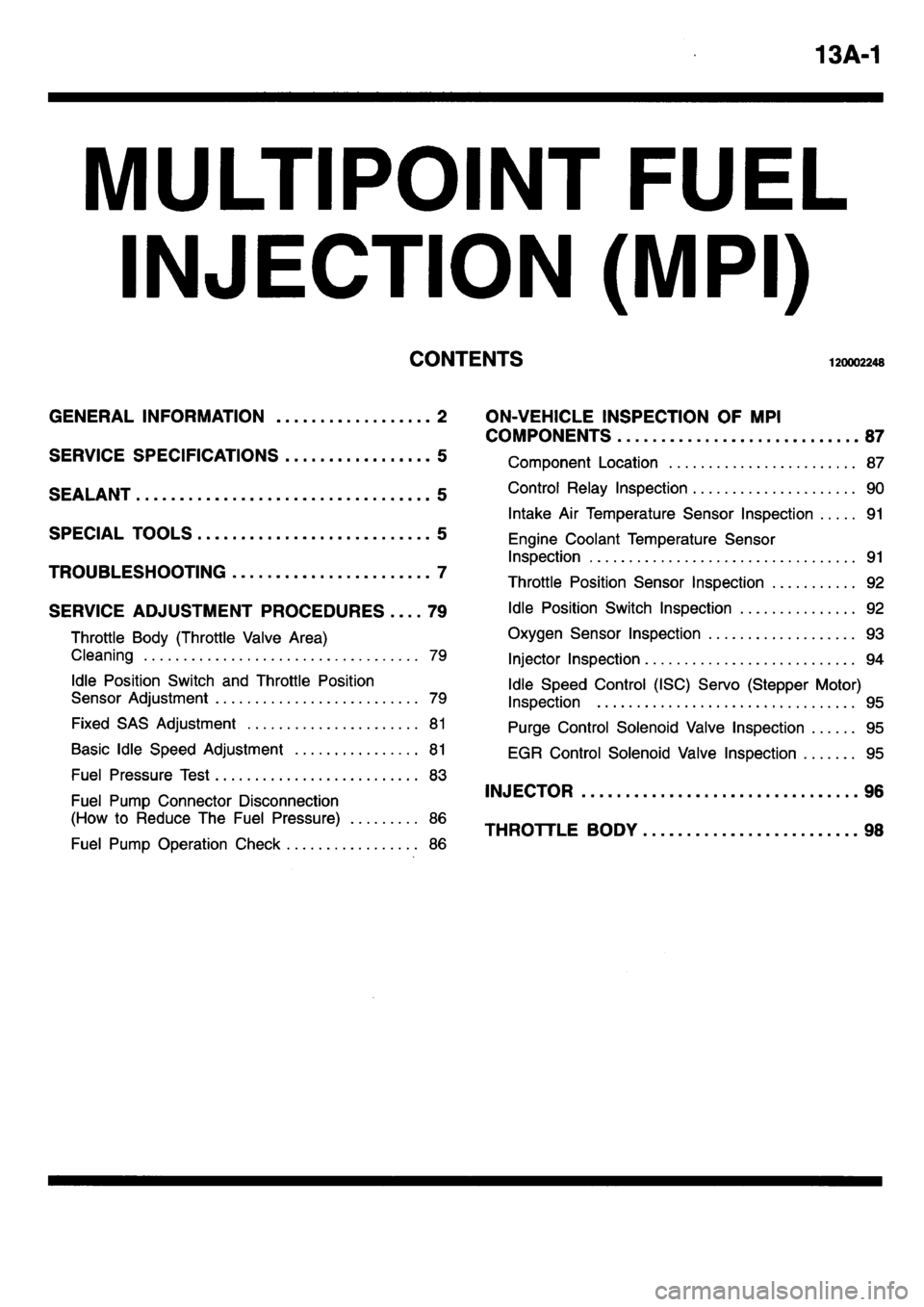 MITSUBISHI L400 1995 Workshop Service Repair Manual MITSUBISHI L400 1995 Workshop Service Repair Manual