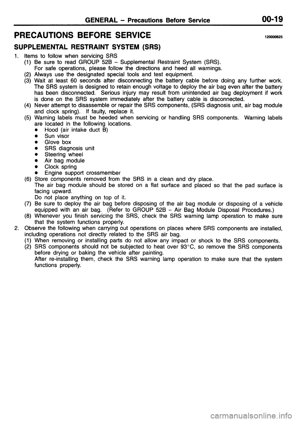MITSUBISHI L400 1995 Workshop Service Owners Manual MITSUBISHI L400 1995 Workshop Service Owners Manual