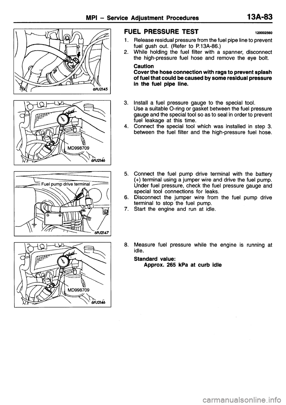 MITSUBISHI L400 1995  Workshop  Service Repair Manual 