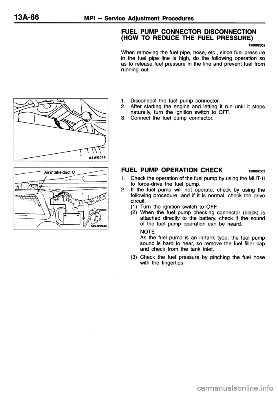 MITSUBISHI L400 1995  Workshop  Service Repair Manual 