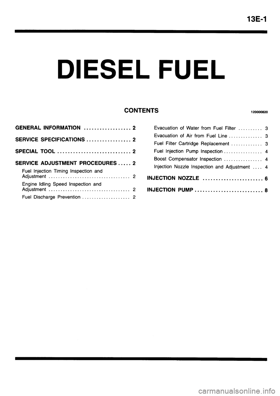 MITSUBISHI L400 1995 Workshop Service Repair Manual MITSUBISHI L400 1995 Workshop Service Repair Manual