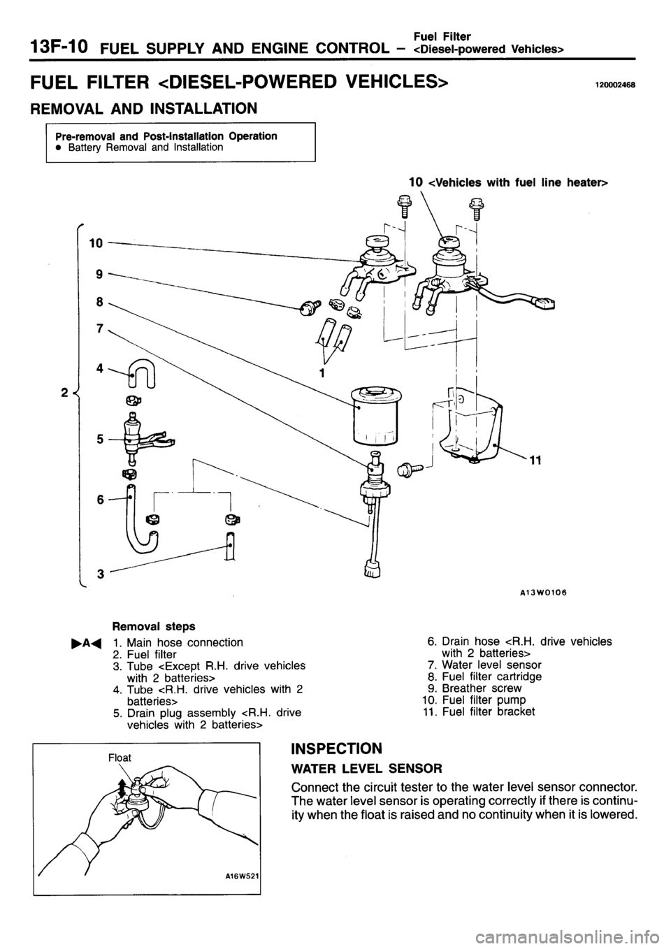 MITSUBISHI L400 1995 Workshop Service Repair Manual MITSUBISHI L400 1995 Workshop Service Repair Manual