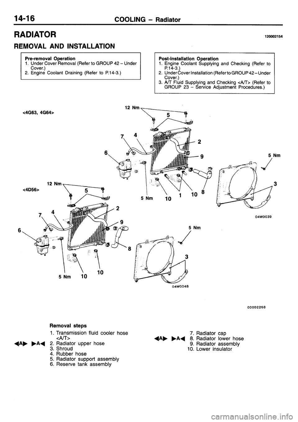 MITSUBISHI L400 1995 Workshop Service Repair Manual MITSUBISHI L400 1995 Workshop Service Repair Manual