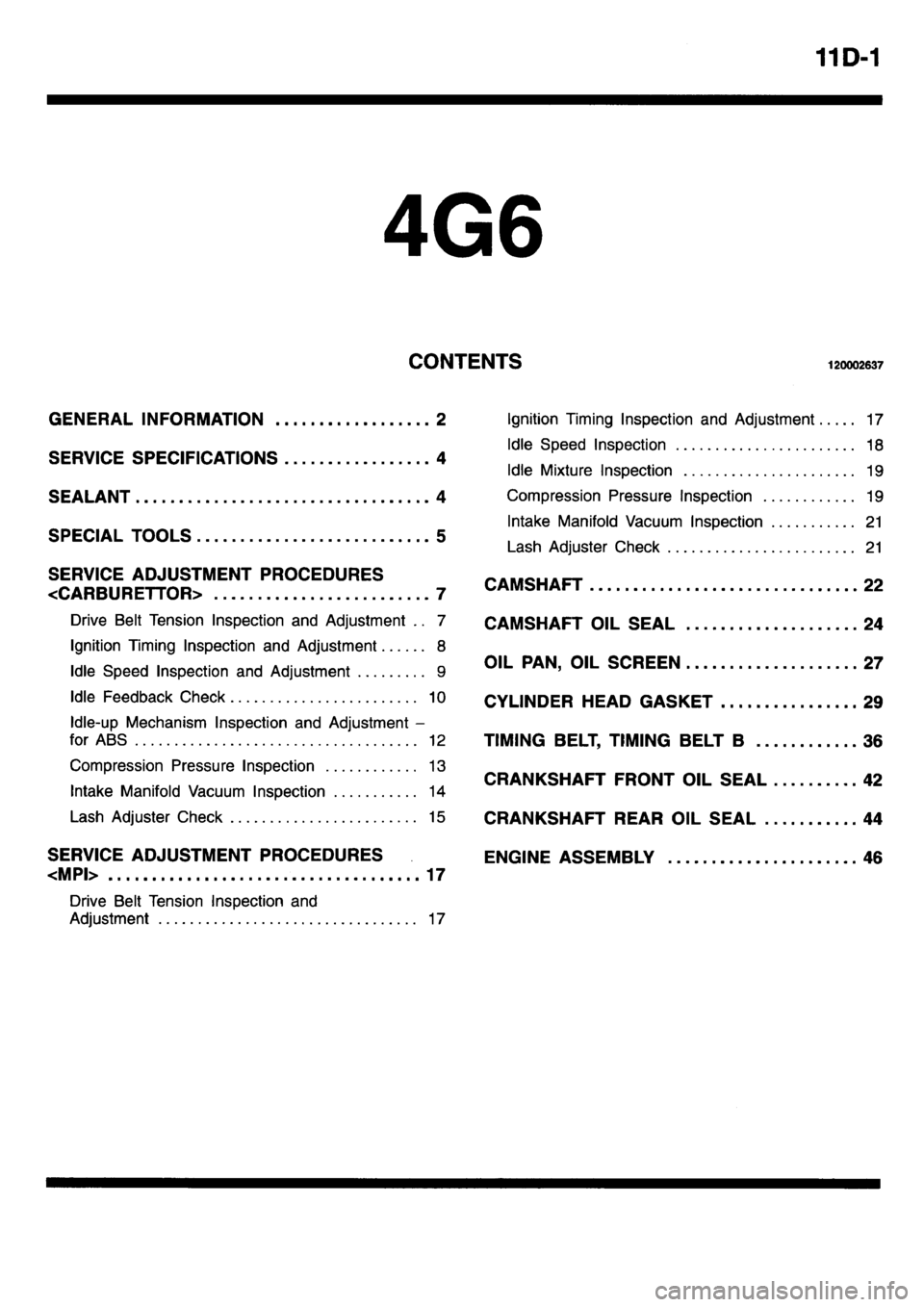 MITSUBISHI L400 1995 Workshop Service Owners Guide MITSUBISHI L400 1995 Workshop Service Owners Guide