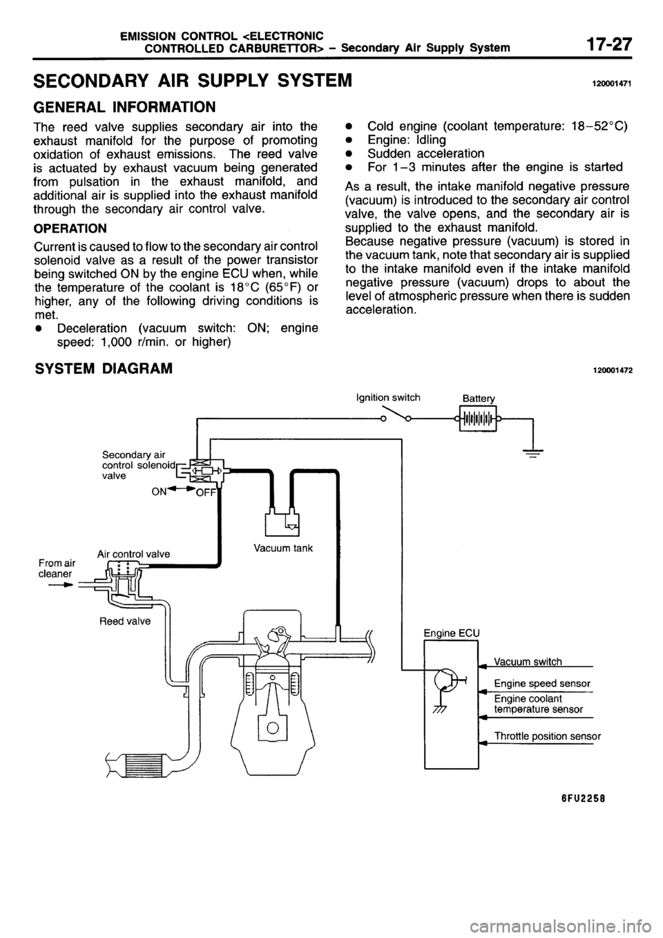 MITSUBISHI L400 1995  Workshop  Service Repair Manual 