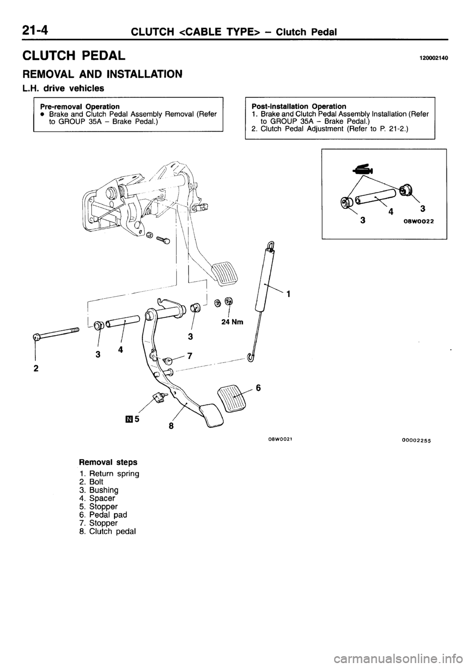 MITSUBISHI L400 1995 Workshop Service Repair Manual MITSUBISHI L400 1995 Workshop Service Repair Manual