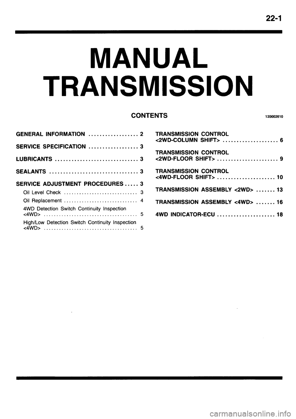 MITSUBISHI L400 1995 Workshop Service Repair Manual MITSUBISHI L400 1995 Workshop Service Repair Manual