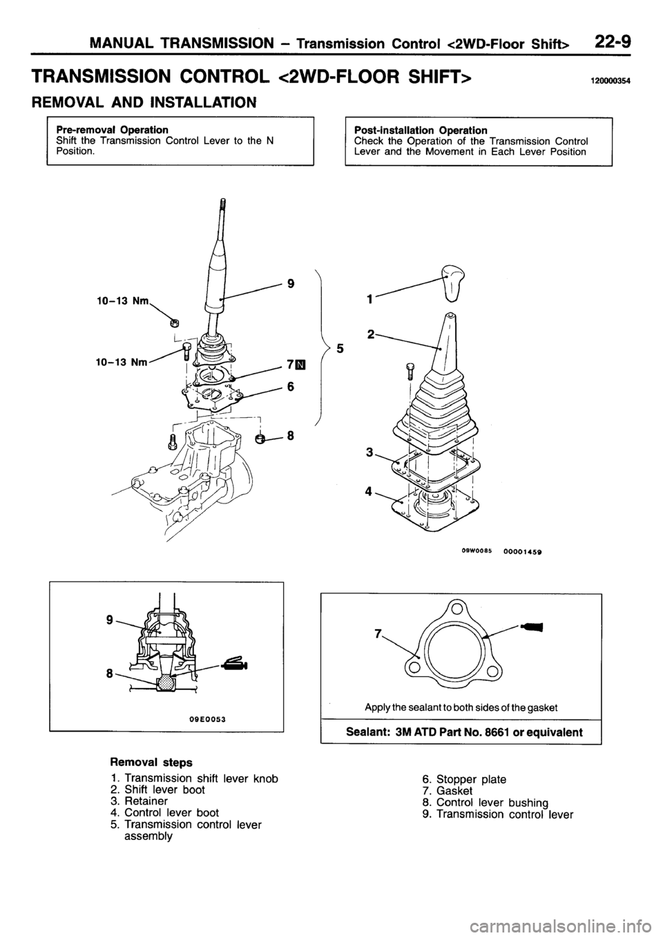 MITSUBISHI L400 1995  Workshop  Service Repair Manual 