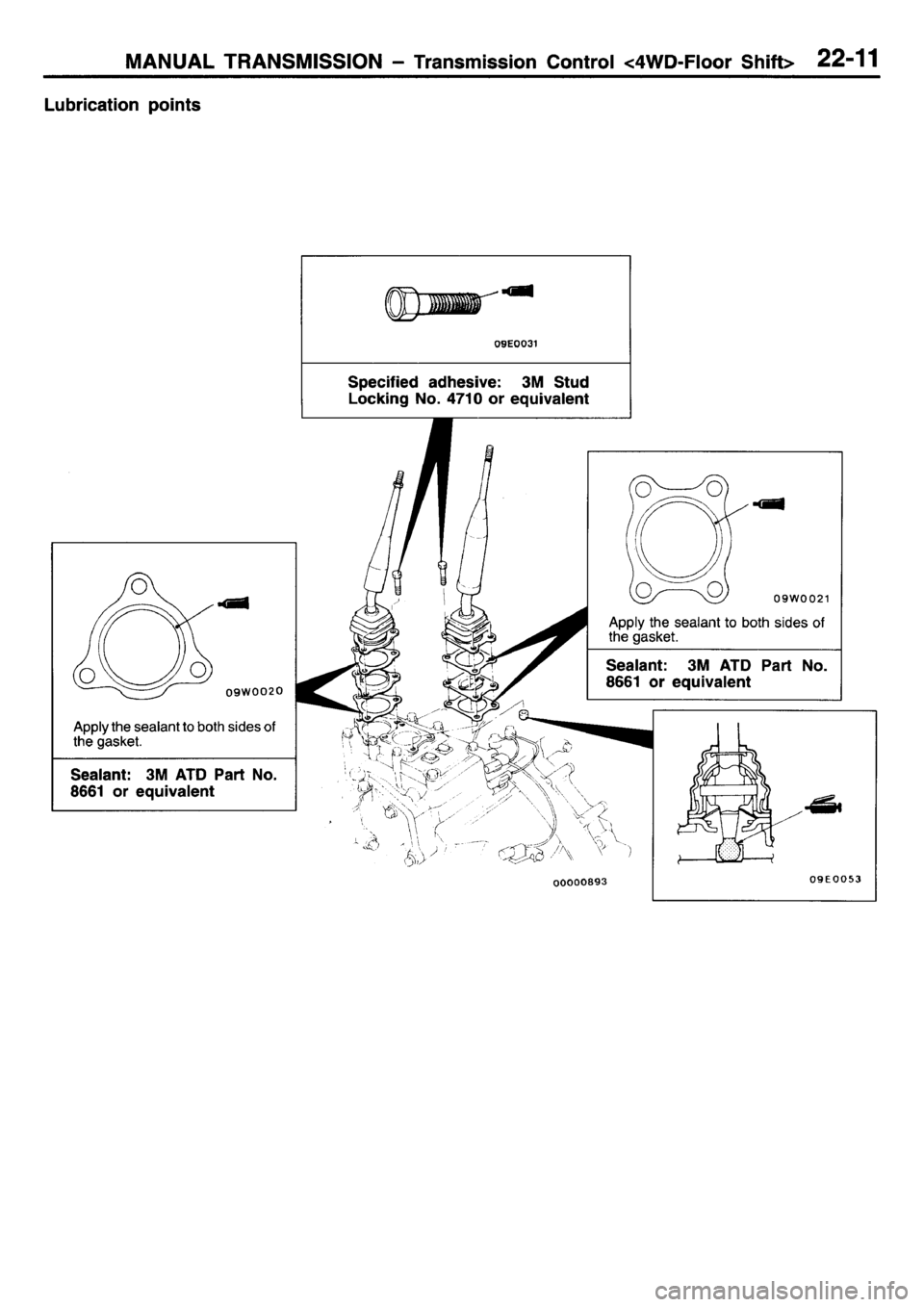MITSUBISHI L400 1995  Workshop  Service Repair Manual 