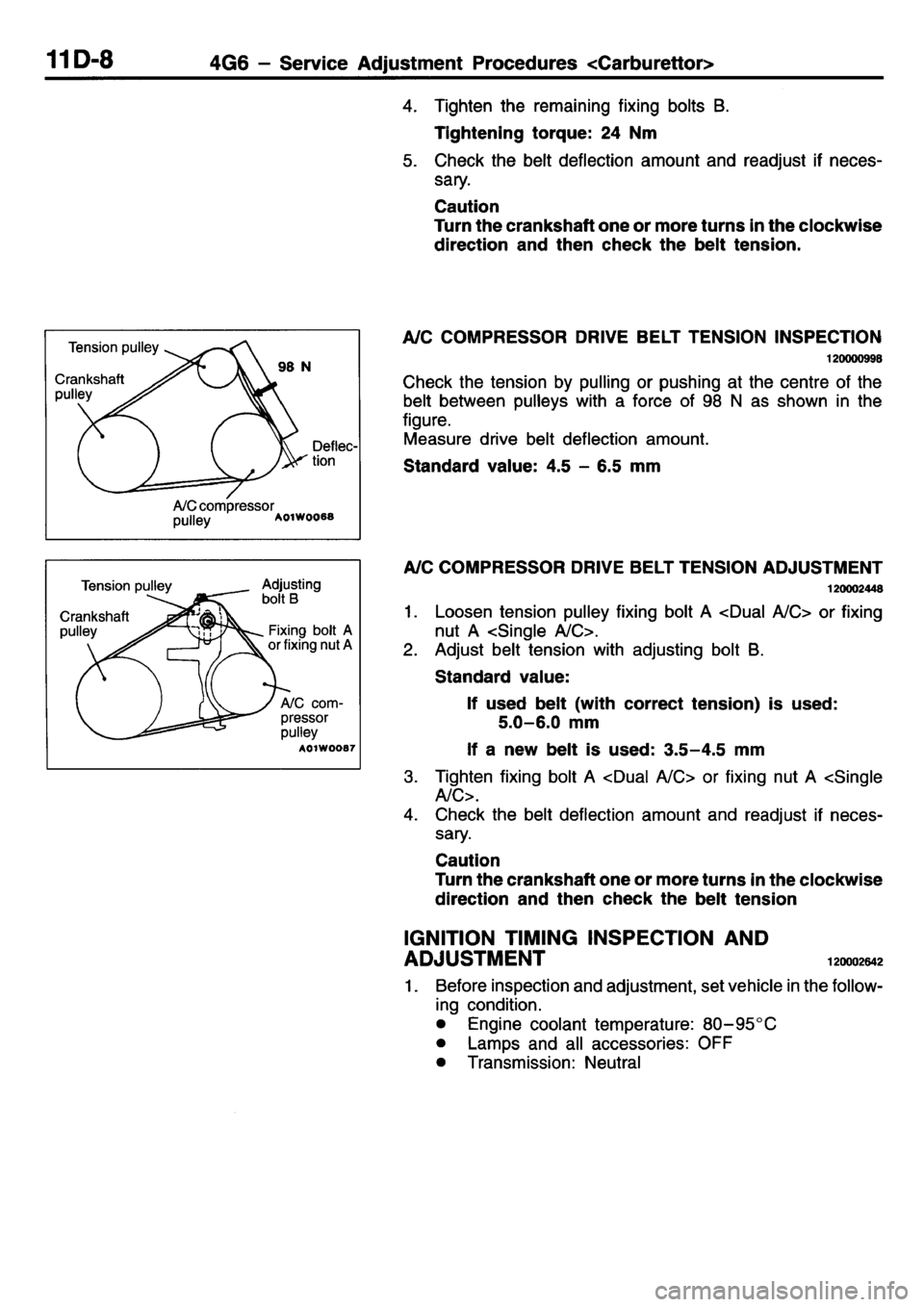 MITSUBISHI L400 1995  Workshop  Service Service Manual 