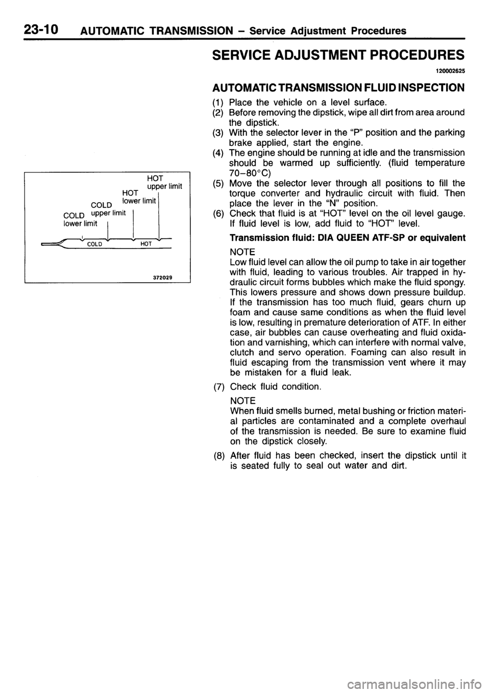 MITSUBISHI L400 1995  Workshop  Service Repair Manual 