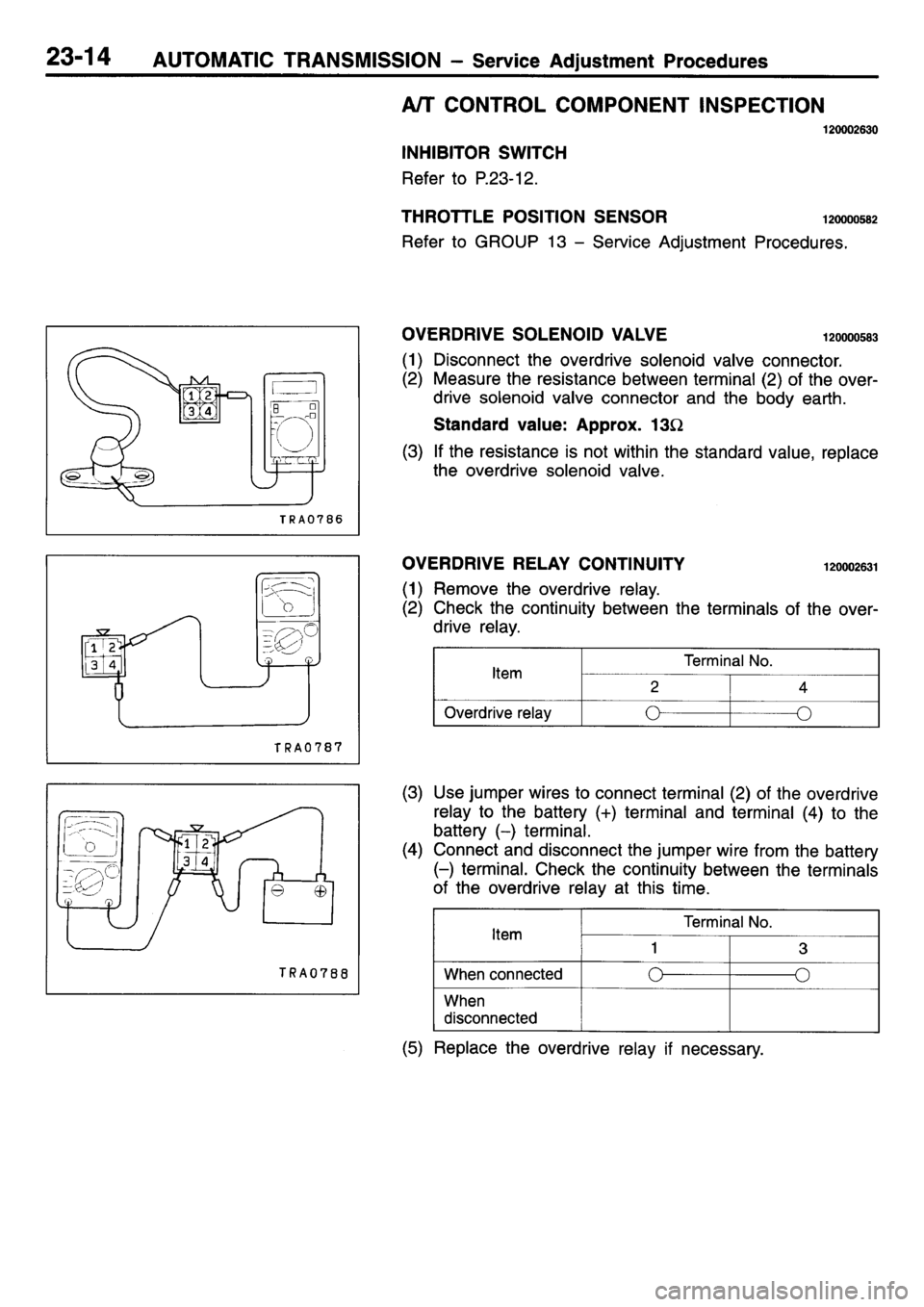 MITSUBISHI L400 1995  Workshop  Service Repair Manual 