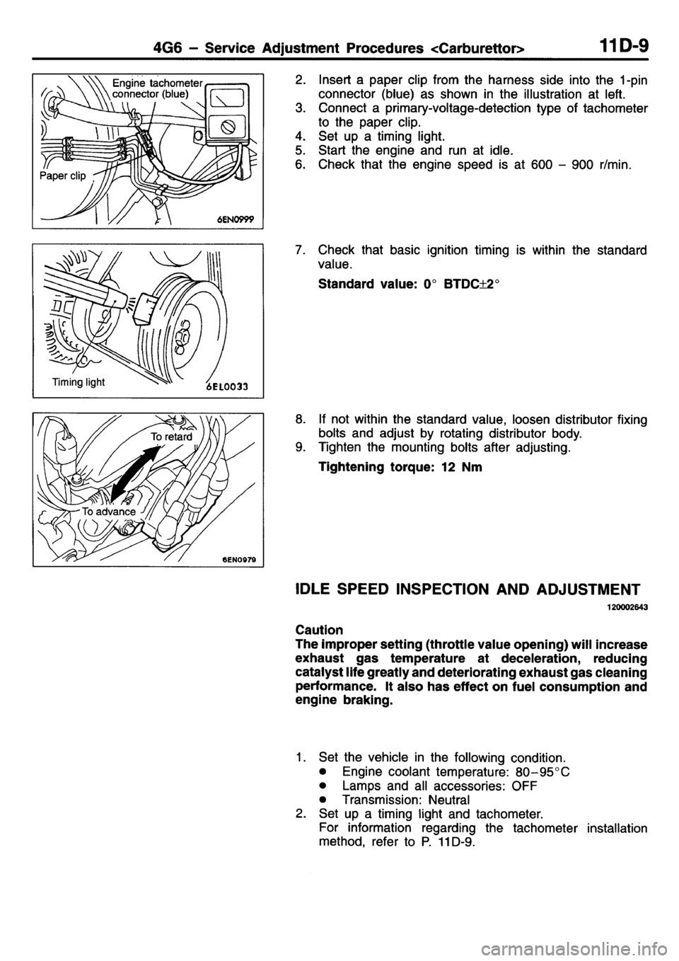 MITSUBISHI L400 1995  Workshop  Service Service Manual 